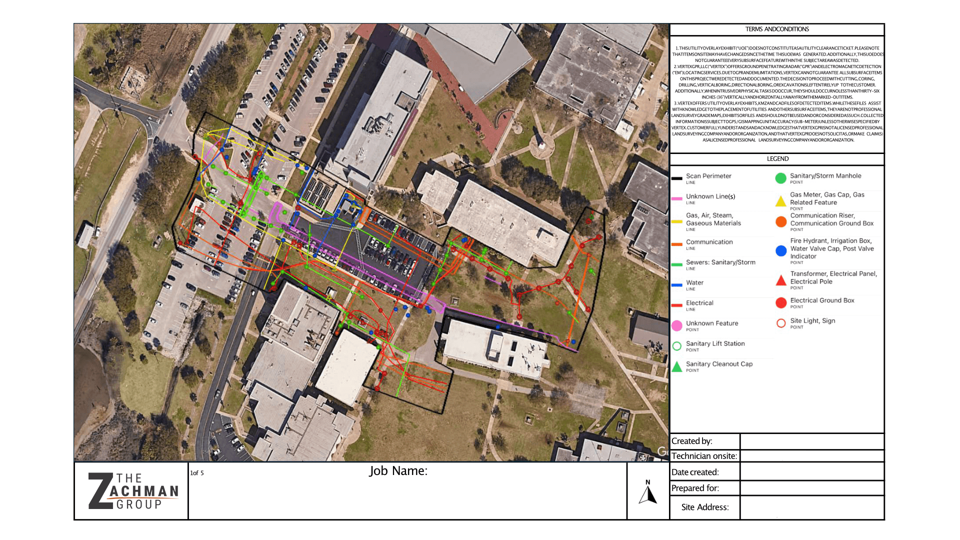 Diagram of a subsurface utility locating workflow.
